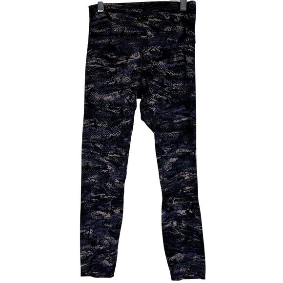 Lululemon Align Pant 24" Length Women's Size 4 Rip Wave Purple Thunder Black GUC - Picture 2 of 8